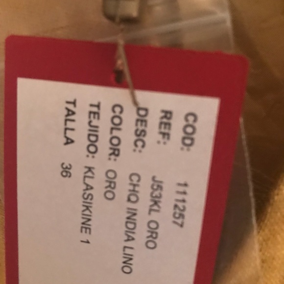 NWT...gorgeous Indian linen jacket  by Tba size 36 - Picture 4 of 5